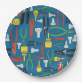 Elektrische Werkzeuge des Handels Pappteller (Vorderseite)