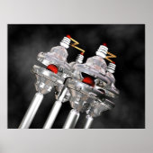 Elektrische Zellen Poster (Vorne)