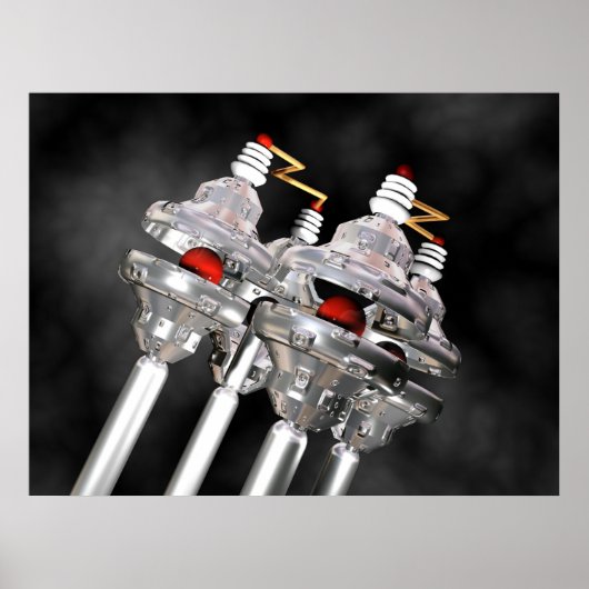 Elektrische Zellen Poster (Vorne)