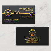 Elektrische Zuhause-Kabelreparaturen Visitenkarte (Vorne/Hinten)