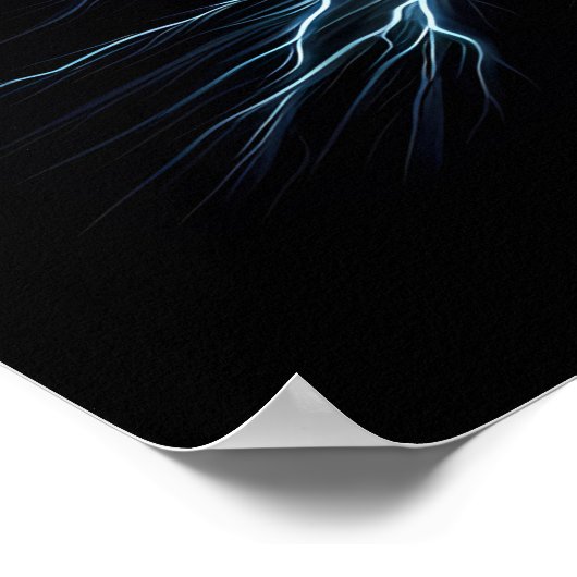 Elektrischer Adler Poster (Ecke)