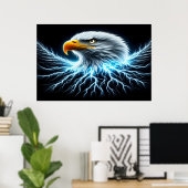 Elektrischer Adler Poster (Heimbüro)