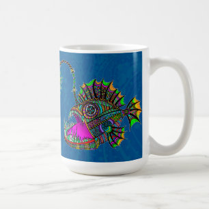 Elektrischer Anglerfisch Kaffeetasse