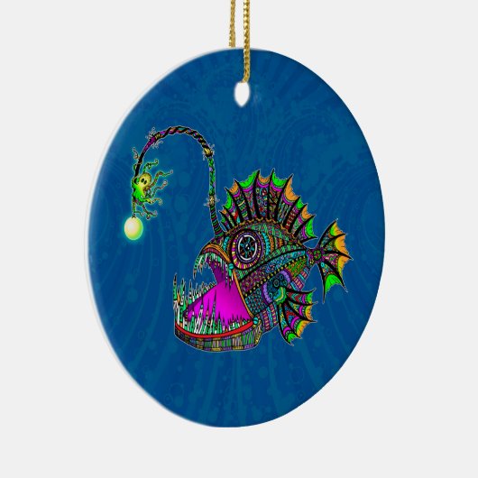 Elektrischer Anglerfisch Keramikornament (Rechts)