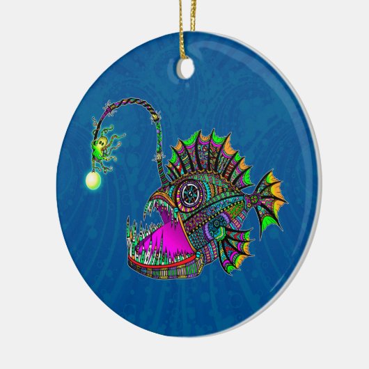 Elektrischer Anglerfisch Keramikornament (Links)