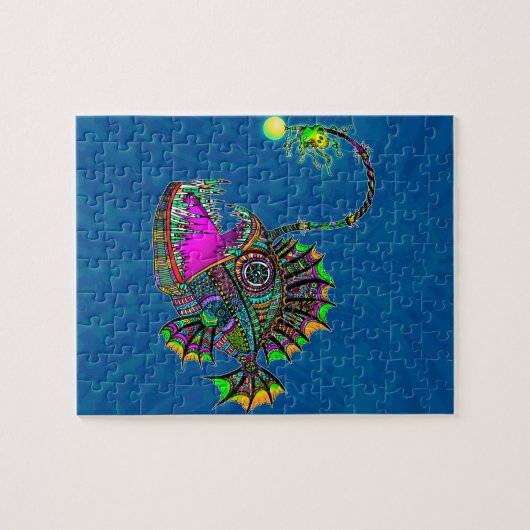 Elektrischer Anglerfisch Puzzle (Horizontal)