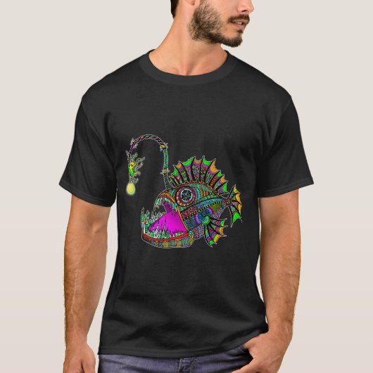 Elektrischer Anglerfisch T-Shirt (Vorderseite)