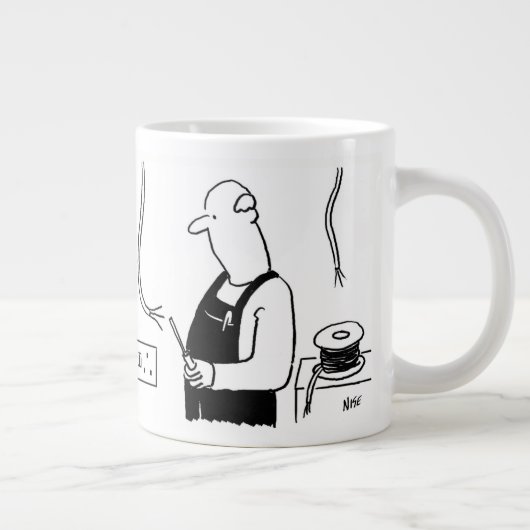 Elektrischer Arbeiter oder Elektro Jumbo-Tasse (Rechts)