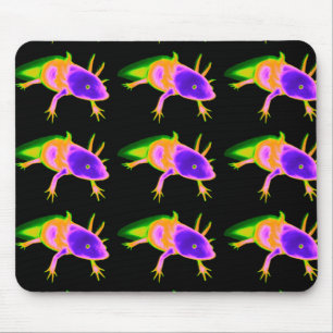 Elektrischer Axolotl Mousepad