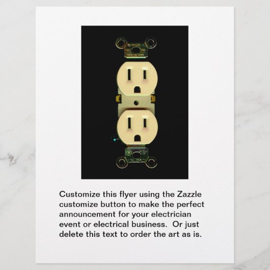 Elektrischer Bauunternehmer Flyer (Vorne)