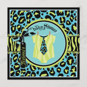 Elektrischer blauer Felsen-Stern-Pullover u. Einladung