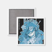 elektrischer blauer Magnetmagnet Magnet (Vorderseite/Rückseite)