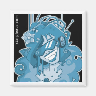 elektrischer blauer Magnetmagnet Magnet