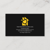 Elektrischer Blitz, kreativer Elektrischer Blitz Visitenkarte (Rückseite)