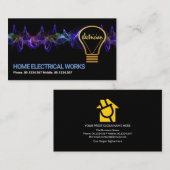 Elektrischer Blitz, kreativer Elektrischer Blitz Visitenkarte (Vorne/Hinten)