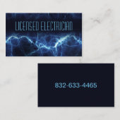 Elektrischer Blitzgerät_Benutzerdefiniert Visitenkarte (Vorne/Hinten)