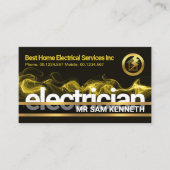 Elektrischer Blitzgerät Visitenkarte (Vorderseite)