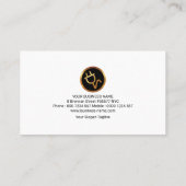 Elektrischer Blitzgerät Visitenkarte (Rückseite)