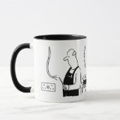 Elektrischer Cartoon auf Elektro-Arbeiter Tasse (Links)