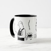 Elektrischer Cartoon auf Elektro-Arbeiter Tasse (Vorderseite Links)