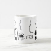 Elektrischer Cartoon Kaffeetasse (Mittel)
