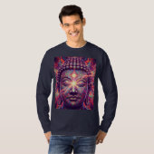 Elektrischer Chakra-Buddha - Psychedelische Erleuc T-Shirt (Vorne ganz)