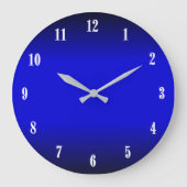 Elektrischer Cobalt blaue weiße Zahlen 2 Uhr (Vorderseite)