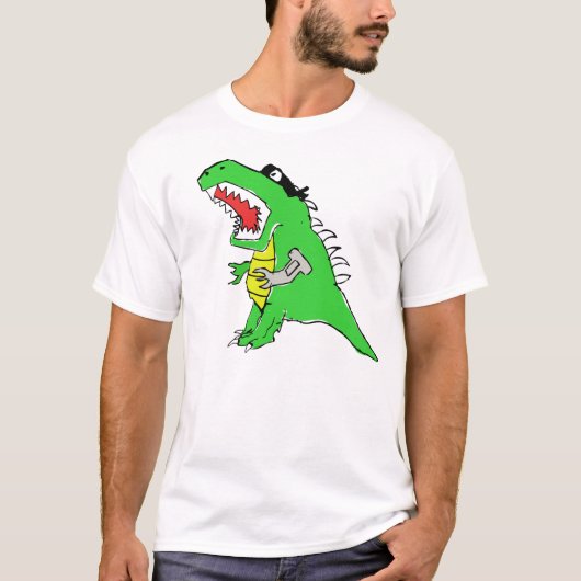 Elektrischer Dino T-Shirt (Vorderseite)