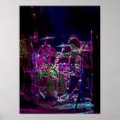 Elektrischer Drummer Poster (Vorne)