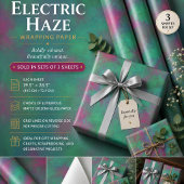 Elektrischer Dunst Geschenkpapier Set