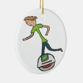 Elektrischer Einrad-EUC Keramik Ornament (Rechts)