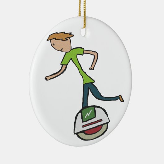 Elektrischer Einrad-EUC Keramik Ornament (Rechts)