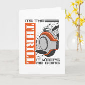 Elektrischer Einrad-Monorad-Reifen Karte (Gelbe Blume)