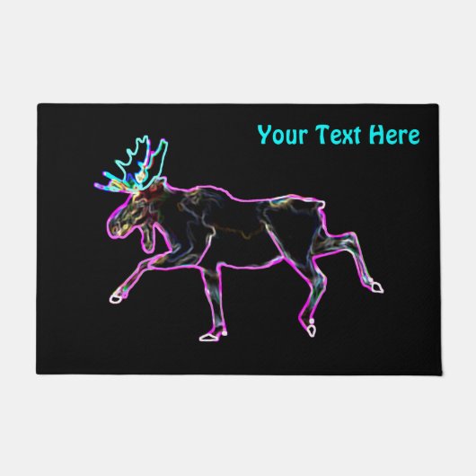 Elektrischer Elch Fußmatte (Vorderseite)