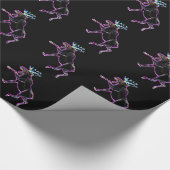 Elektrischer Elch Geschenkpapier (Ecke)