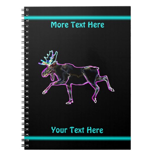 Elektrischer Elch Notizblock (Vorderseite)