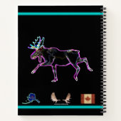 Elektrischer Elch Notizblock (Rückseite)