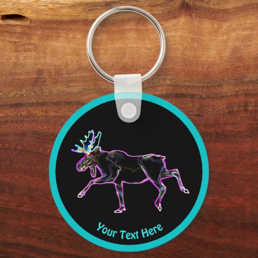 Elektrischer Elch Schlüsselanhänger (Vorderseite)