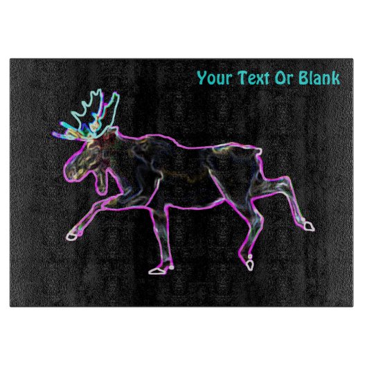 Elektrischer Elch Schneidebrett (Vorderseite)