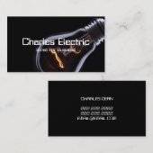 Elektrischer Elektriker Strom Geschäftskarte Visitenkarte (Vorne/Hinten)