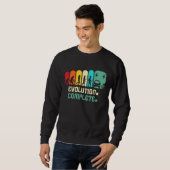 Elektrischer Elektroautofahrer Elektroauto Ca Sweatshirt (Vorne ganz)