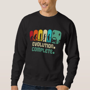 Elektrischer Elektroautofahrer Elektroauto Ca Sweatshirt
