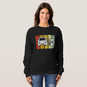 Elektrischer Elektroautofahrer Elektroauto Ca Sweatshirt (Vorne ganz)
