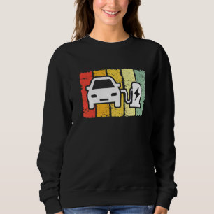Elektrischer Elektroautofahrer Elektroauto Ca Sweatshirt