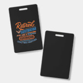 Elektrischer Elektrofahrer - Geschenk Ausweis (Vorder- & Rückseite)