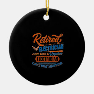Elektrischer Elektrofahrer - Geschenk Keramik Ornament
