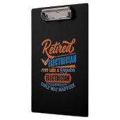 Elektrischer Elektrofahrer - Geschenk Klemmbrett (Links)