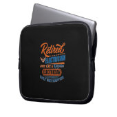 Elektrischer Elektrofahrer - Geschenk Laptopschutzhülle (Vorderseite Links)