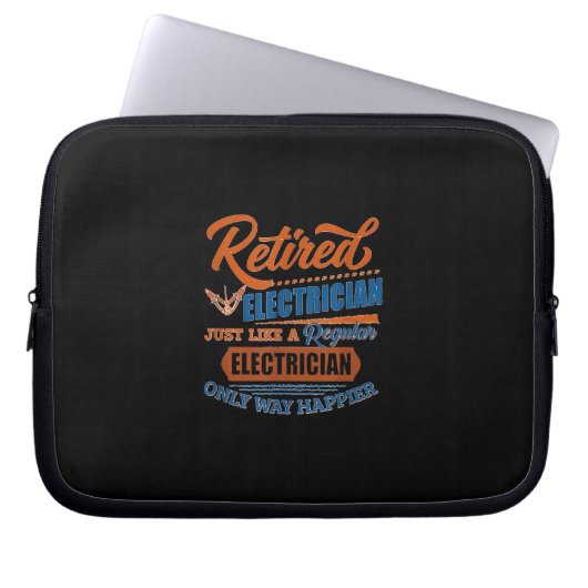 Elektrischer Elektrofahrer - Geschenk Laptopschutzhülle (Vorderseite)