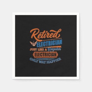 Elektrischer Elektrofahrer - Geschenk Serviette